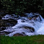 Cascata di Dolomiti. קולחים באפלה